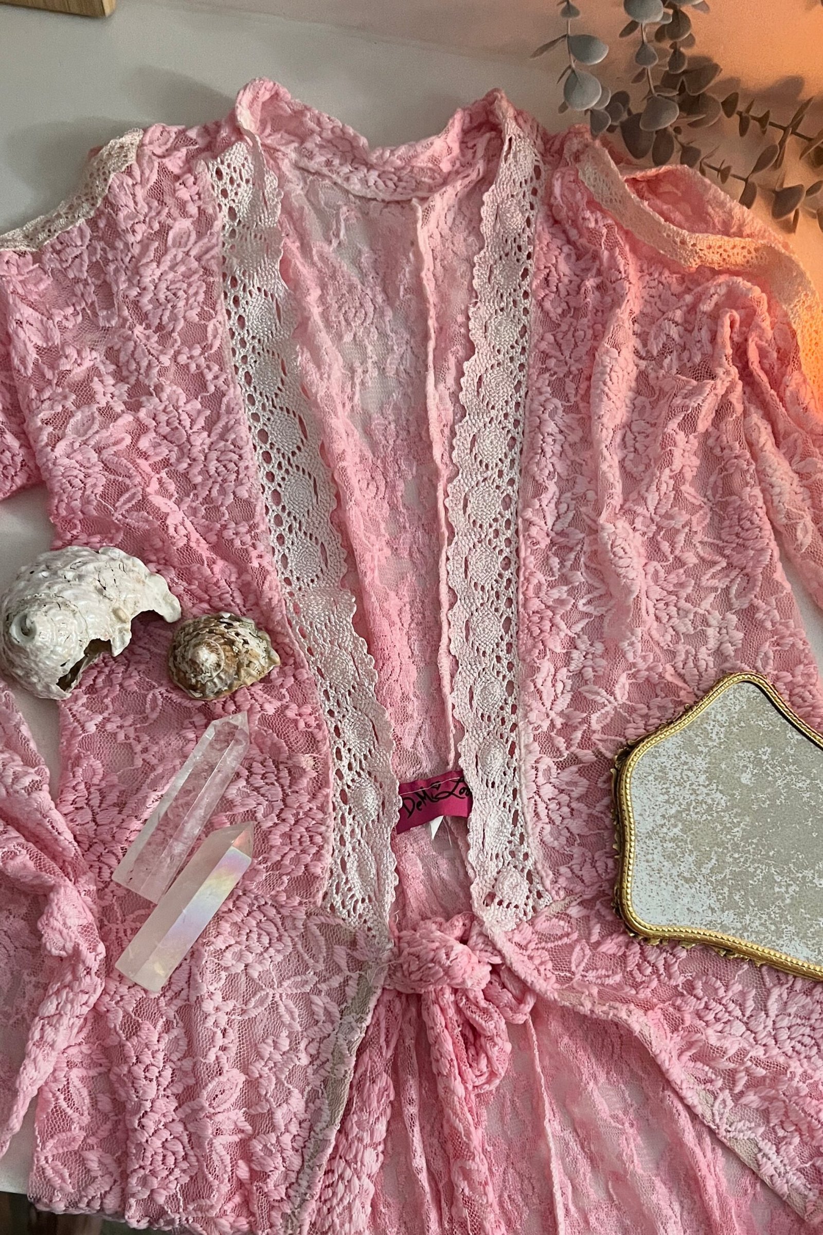 Daydream in Paris Lace Kimono Duster
