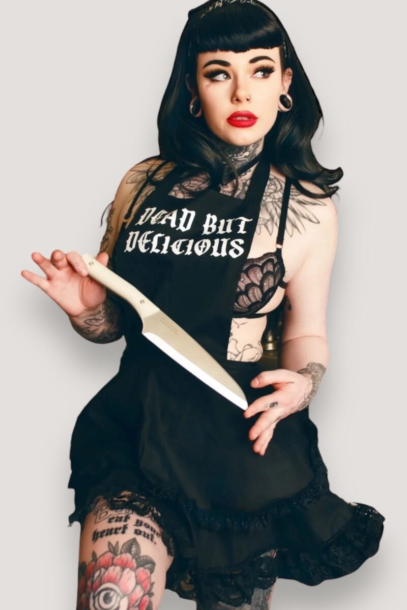 Dead but Delicious Retro Apron