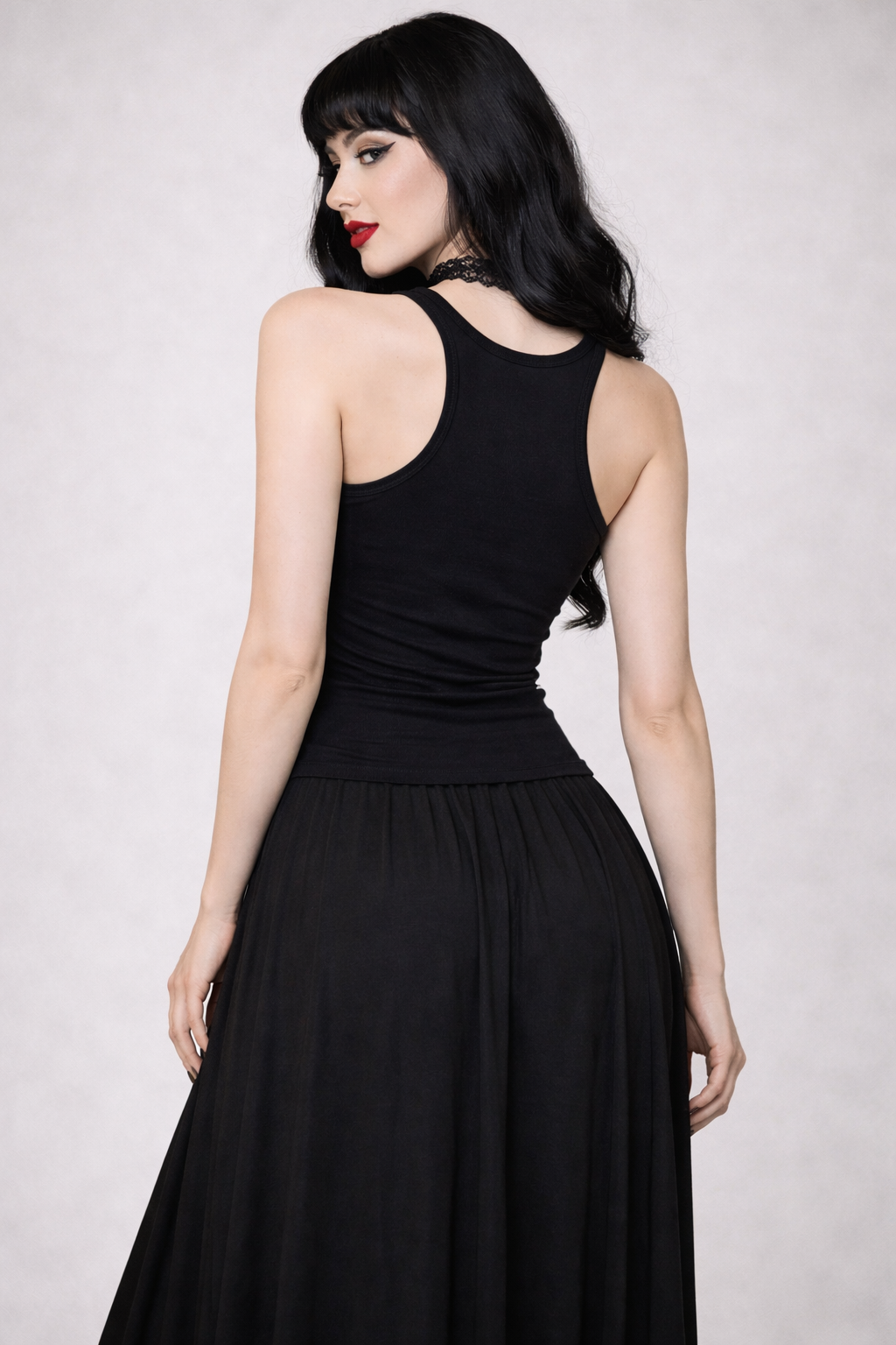 WILD FOR THE NIGHT LACE UP CORSET TANK